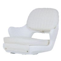 Yachtsman Chair, with Cushion, White
