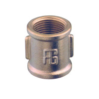Straight Coupling, BSPP, Brass