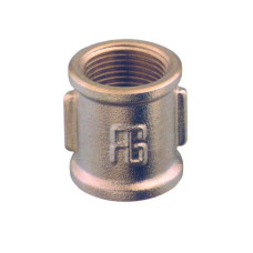 Straight Coupling, BSPP, Brass