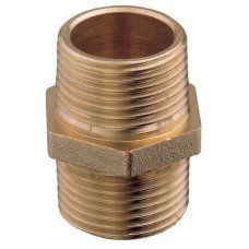 Male Nipple, BSPT, Brass