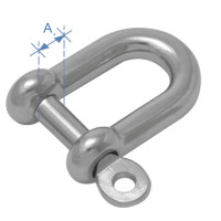 “D” Shackle, Inox 316
