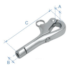 Pelican Hook, Inox 316