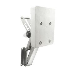 Outboard Bracket, Adjustable, with Plastic Pad, Inox 316, for Engines up to 30kg/15HP
