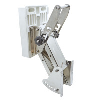 Outboard Bracket, Adjustable, with Plastic Pad, Inox 316, for Engines up to 40kg/20HP