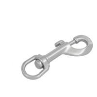 Bolt Snap with Swivel End, Inox 316