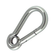 Snap Hook with Eye End, Inox 316