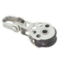 Single Swivel Ball Bearing Block with Balls and Shackle