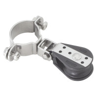 Single Swivel Ball Bearing Block on Curved Base