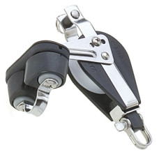 Single Ball Bearing Block and Becket with Ball Bearing Cam Cleat & Universal 3 -Way Head