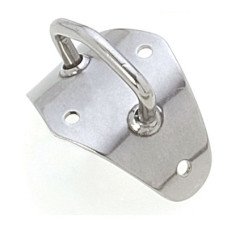 Spar Attachment on Horizontal Curved Base, Ring Diam. 6mm, Holes Diam. 5mm