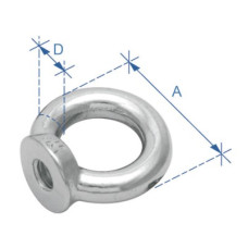 Eye Nut, AISI 316