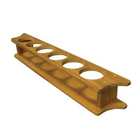 Glass holder for 6 glasses, Teak