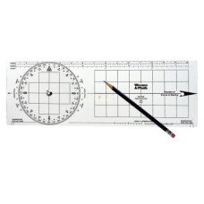 Chart Protractor Bi-Rola, 5-1/8’’x15-1/4’’