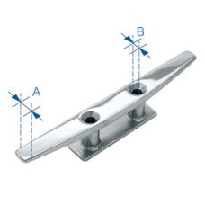 Cleat, Blue Water, Inox 316