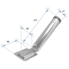 Fishing Rod Holder, Removable, Inox 304