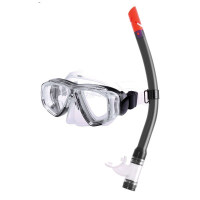 Junior Combo Set with PVC Mask & PVC Snorkel, Black