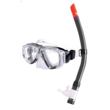 Junior Combo Set with PVC Mask & PVC Snorkel, Black