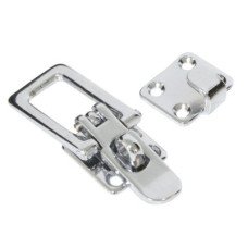 Hatch Fastener, Chrome Plated Brass