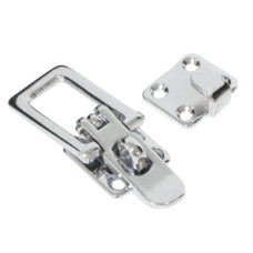 Hatch Fastener, Chrome Plated Brass