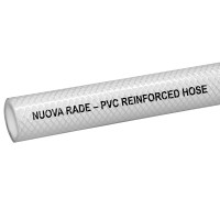 Liquid Discharge-Water Delivery Hose PVC, White, Fiber Reinforced