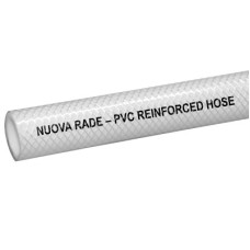 Liquid Discharge-Water Delivery Hose PVC, White, Fiber Reinforced