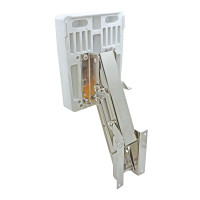 Outboard Bracket, Adjustable, with Plastic Pad, Inox 316, for Engines up to 20kg/8HP