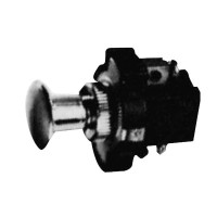 Horn Starter Button, On/Off, 2 Positions, 12V, 6A, Diam.8mm, L40mm