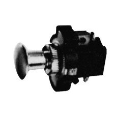 Horn Starter Button, On/Off, 2 Positions, 12V, 6A, Diam.8mm, L40mm