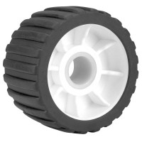 Wobble Roller, Polymer, with Bore, Black