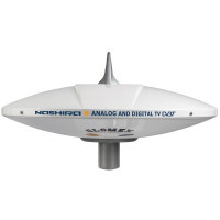 Terrestrial Omnidirectional TV Radio Antenna, with 27,5 dB Gain Average