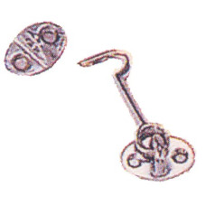 Cabin Hook, Brass Chrome Plated