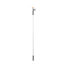 Floating Hook with Double End, White Aluminium, Grey 180cm