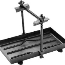 Battery holder tray with plastic clamp, 330×178 mm