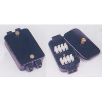 Waterproof connection box,2 terminal strips,w/8 conductors
