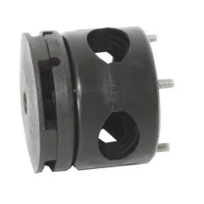 Set of connector & rail support for fenderbaskets