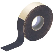 Vinyl Foam Thermal & Sound Insulating Tape, Black