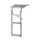 Platform Ladder, Inox 316, with 2 Plastic Steps