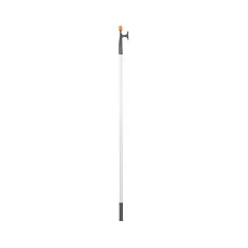 Floating Hook with Double End, White Aluminium, Grey 180cm