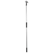 Telescοpic Hook with Single End, Anodised Aluminium, Black 114-192cm