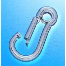 Snap Hook with Eye End, Inox 316