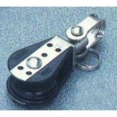 Single Swivel Ball Bearing Block without Balls, with Shackle